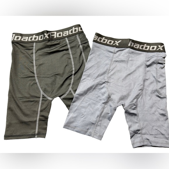 ROADBOX Youth Boys Compression Shorts Spandex Athletic Compression Underwear - Picture 1 of 3